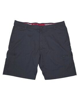 Wrangler Mens Size 46 Cargo Shorts With Zip Pockets Lightweight Stretch Black